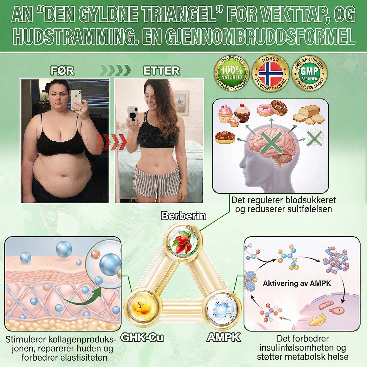 Som en verdsatt kunde har du låst opp en helt spesiell bonus! Få 80 % rabatt når du legger til enda et 𝑨𝑴𝒁𝑲𝑬𝑬𝑷®-produkt i bestillingen din. Dette overraskelsestilbudet gjelder bare i en kort periode.