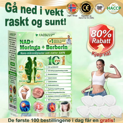 Som en verdsatt kunde har du låst opp en helt spesiell bonus! Få 80 % rabatt når du legger til enda et 𝑨𝑴𝒁𝑲𝑬𝑬𝑷®-produkt i bestillingen din. Dette overraskelsestilbudet gjelder bare i en kort periode.