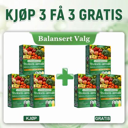 Vita Fruit & Veggie essensiell ernæringsplaster